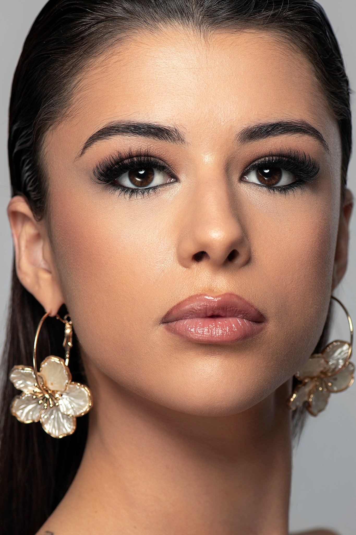 Retrato beauty frontal de Laura Medina