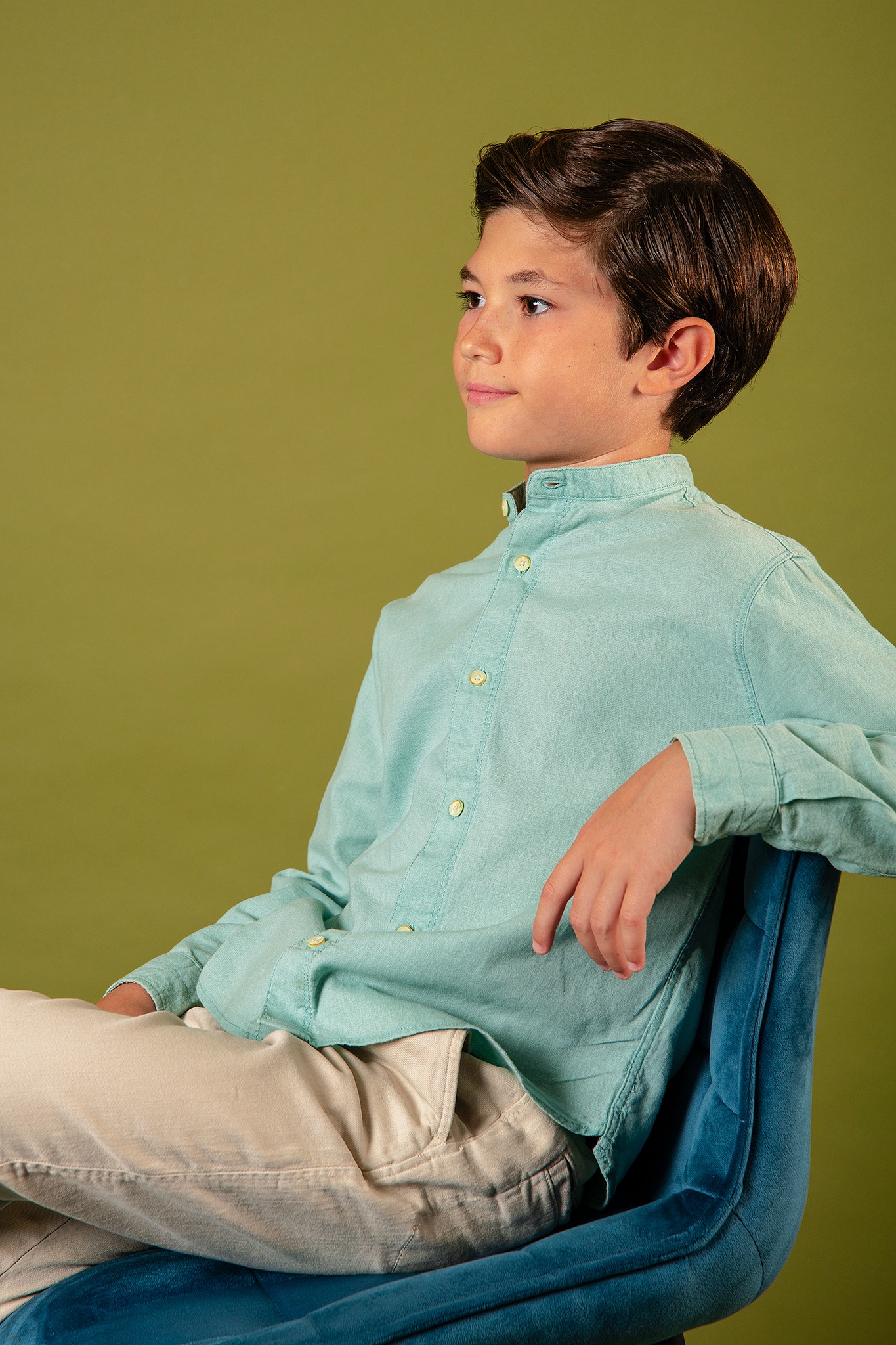 Retrato sentado de Javi Jiménez