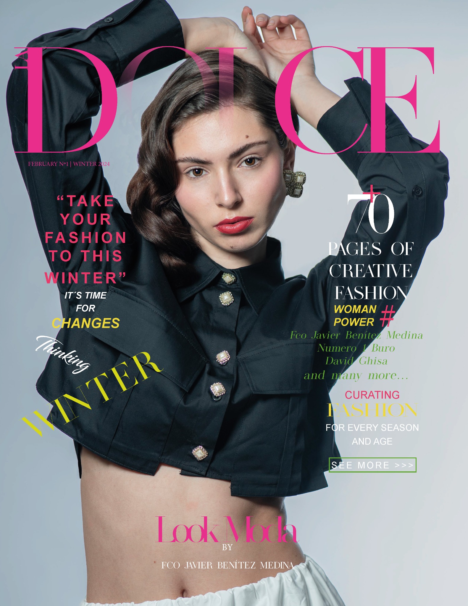 Olga Aragón en portada de Dolce Magazine Madrid