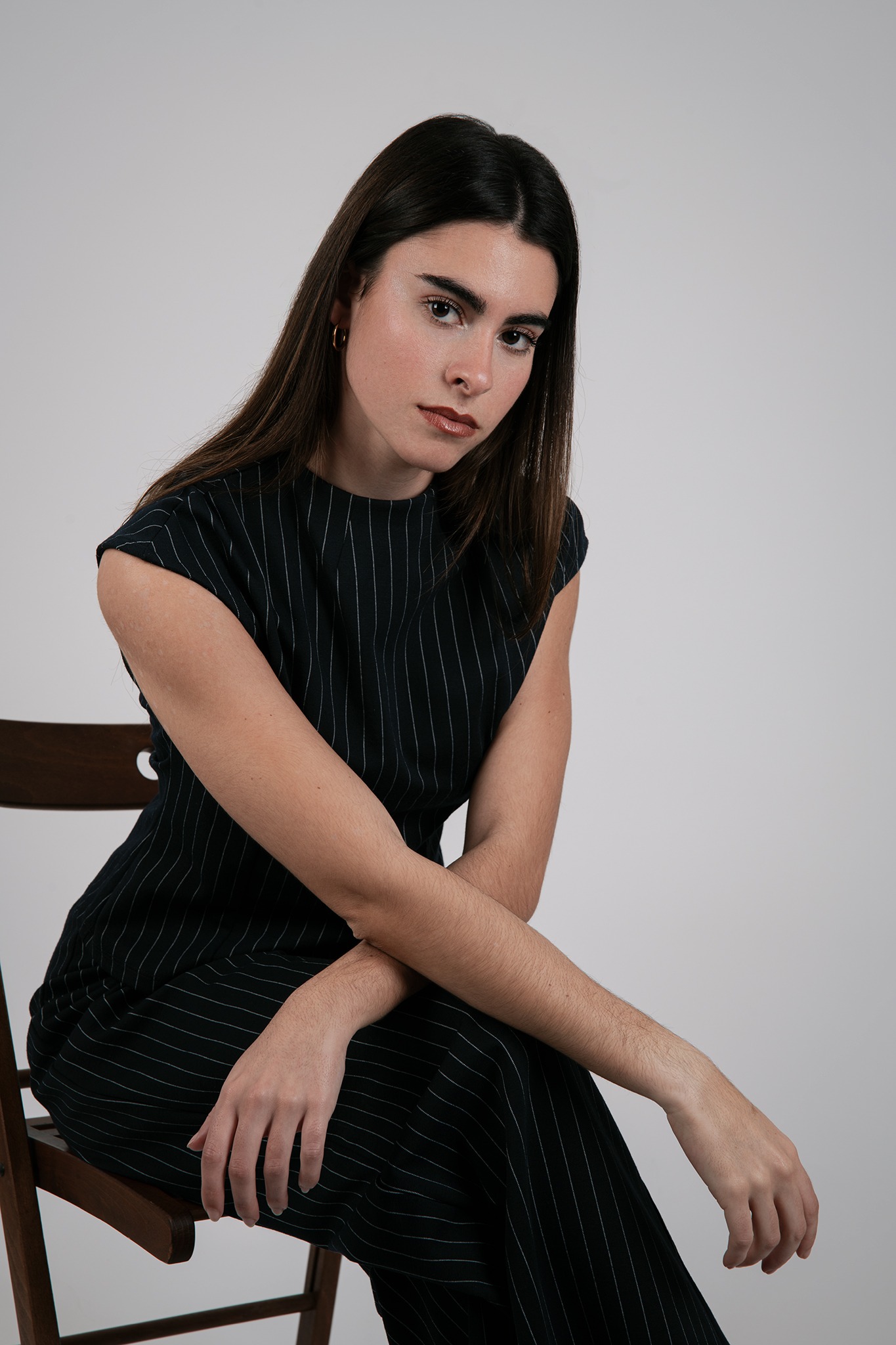 Retrato de actriz en estudio