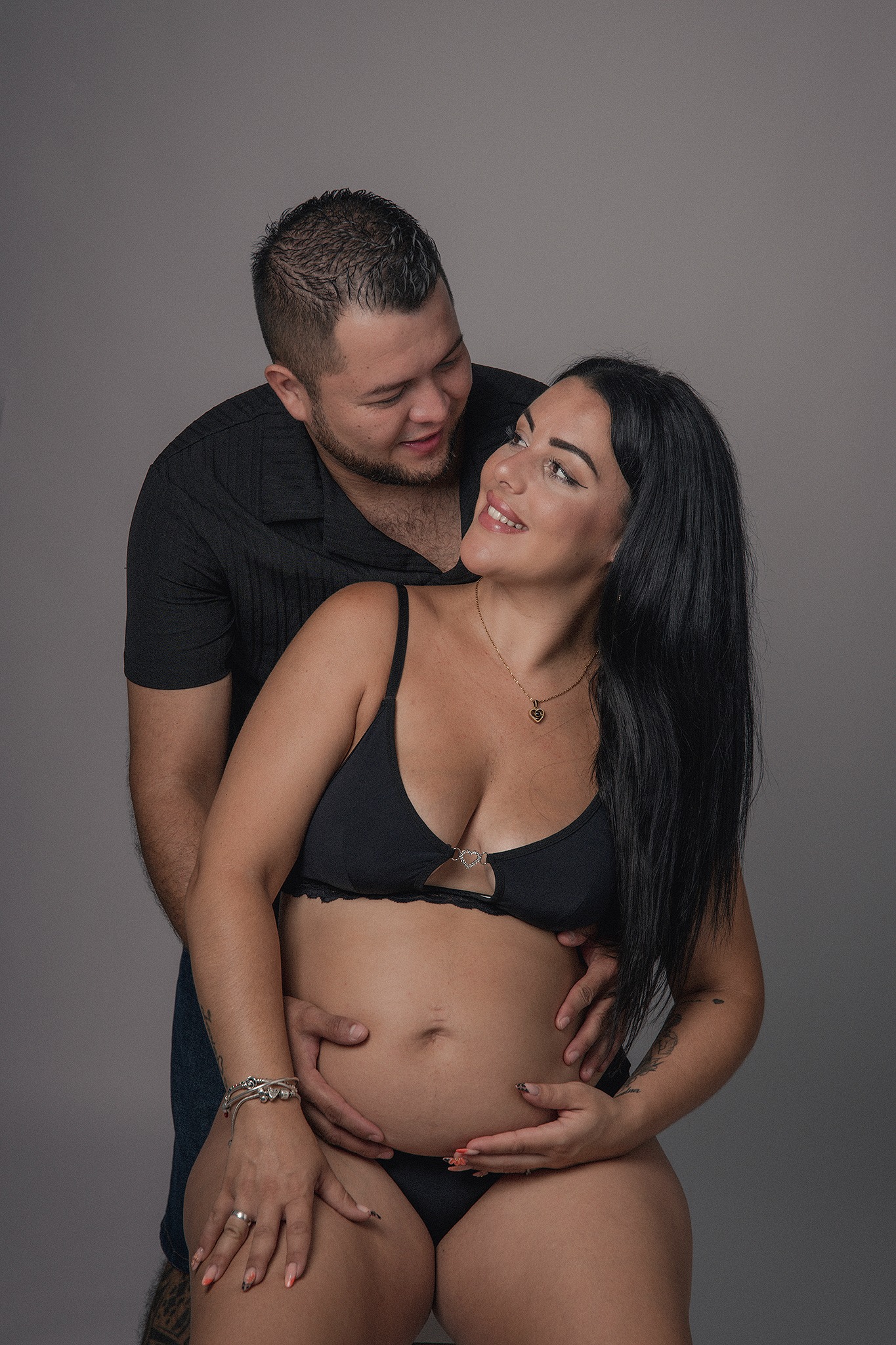 Sesión de pareja durante el embarazo